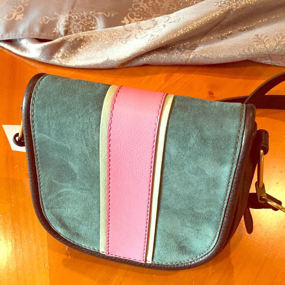 Fossil Rumi alpine Green Crossbody/New